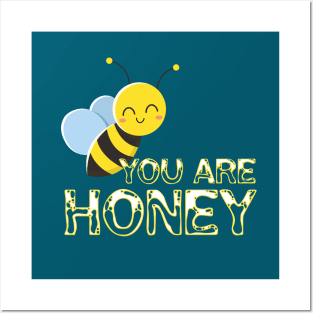 honey bees Posters and Art